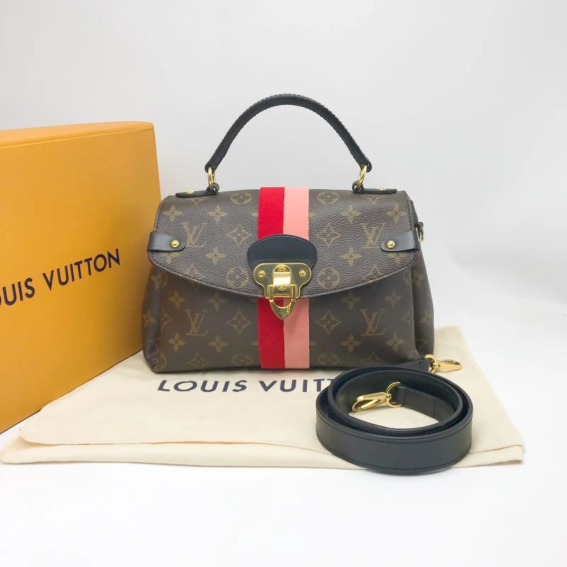 95新 LouisVuitton/路易威登 洋诚二手 LV老花乔治斜挎包 98新