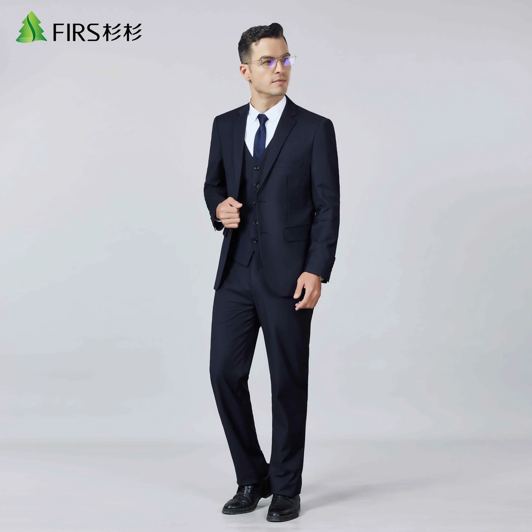 FIRS/杉杉2024男士休闲商务修身西装套装结婚上班职场西装套装