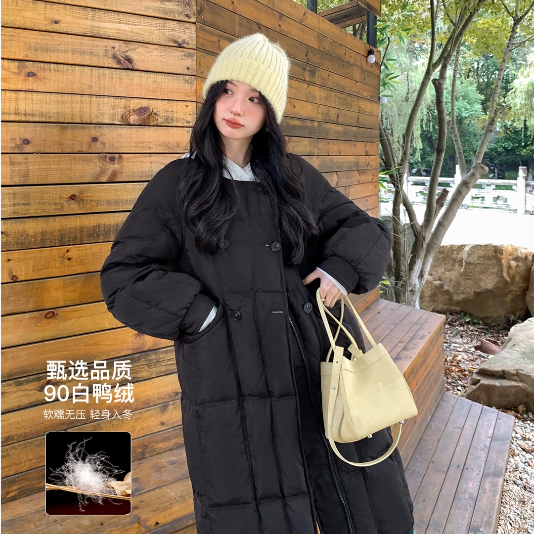 花栗鼠小姐 sweet小暖炉 被被子包裹的温暖感！通勤羽绒服