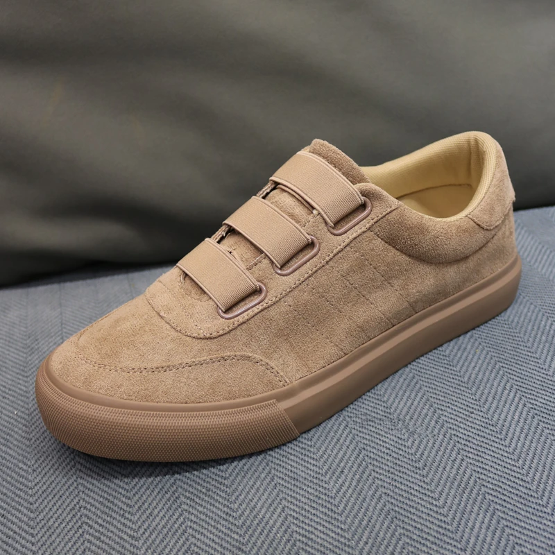 2024秋冬新款男士休闲鞋舒适百搭一脚蹬潮流低帮时尚板鞋韩版男鞋