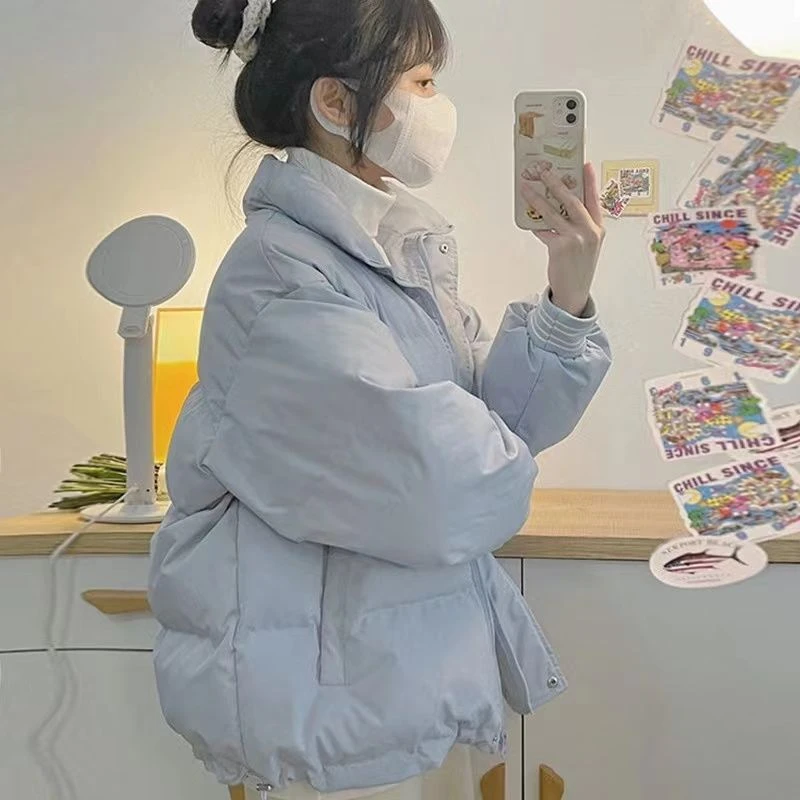 雪中飞2022年短款棉衣外套冬季韩版宽松学生棉袄ins女款棉服百搭