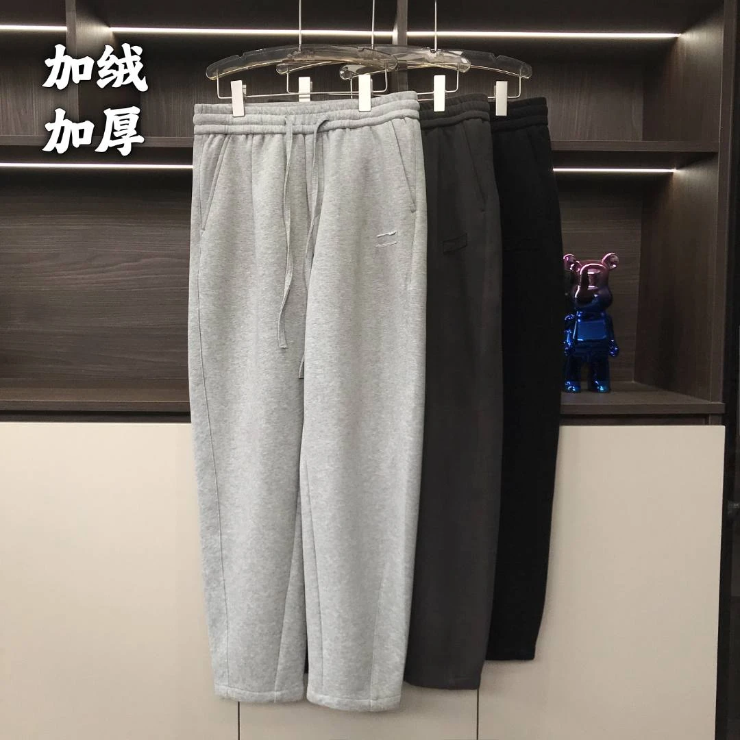 【少量现货】香蕉裤弯刀裤秋冬新款加厚磨毛宽松休闲裤高级感裤N921