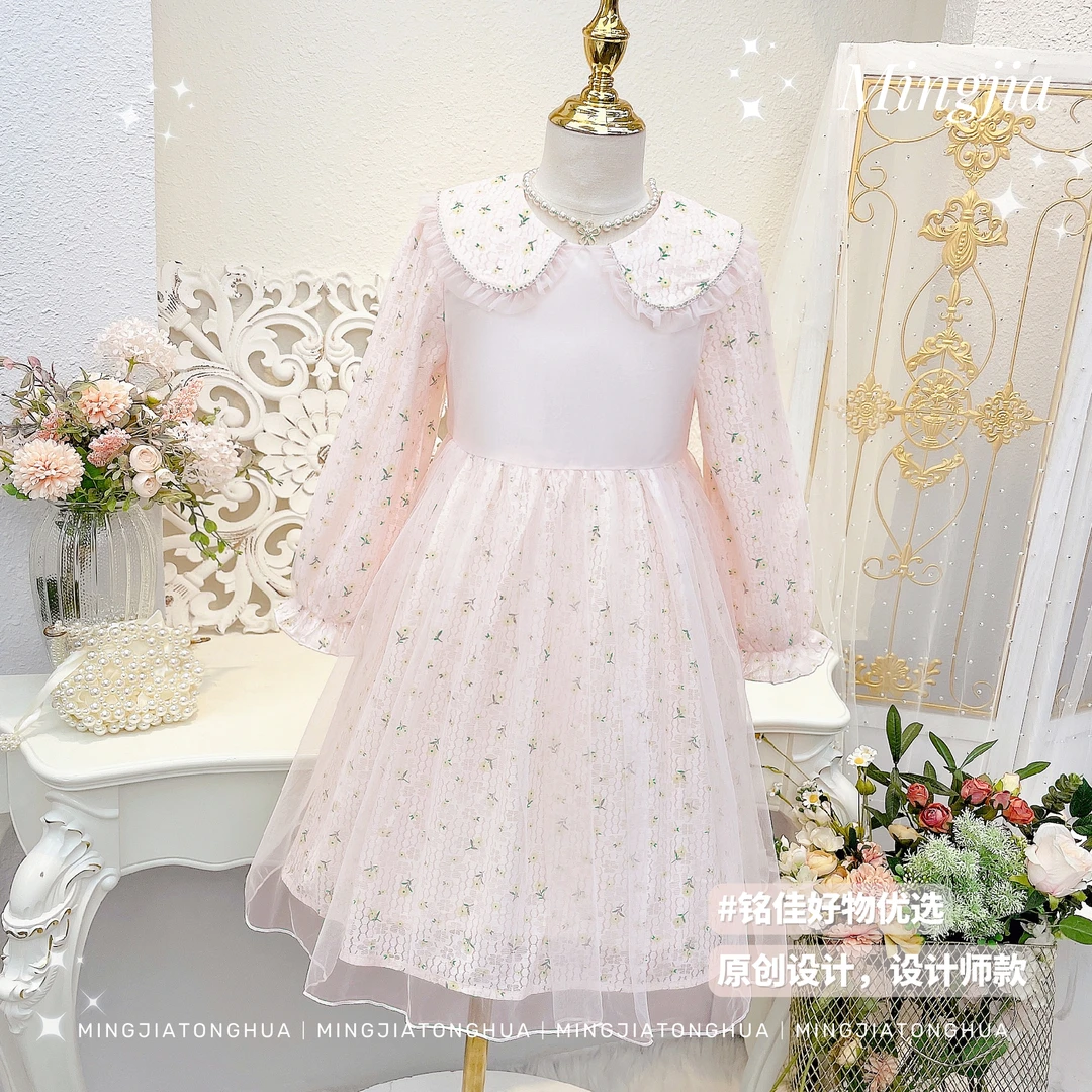 女童连衣裙2025秋季新款蓬蓬纱裙子小女孩洋气公主裙T3130001123