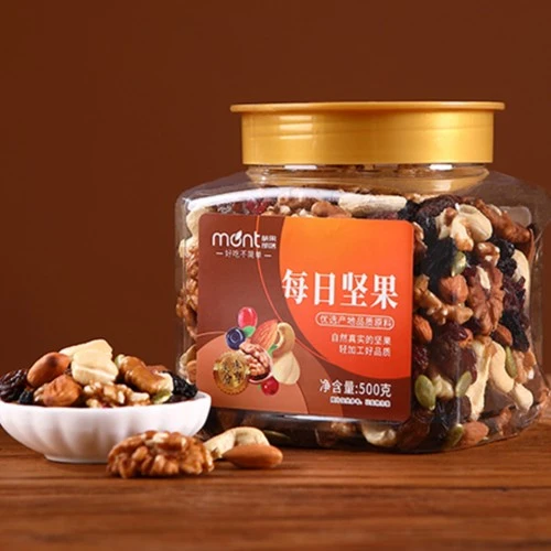每日坚果500g罐装混合坚果综合什锦果仁健康儿童孕妇休闲零食营养