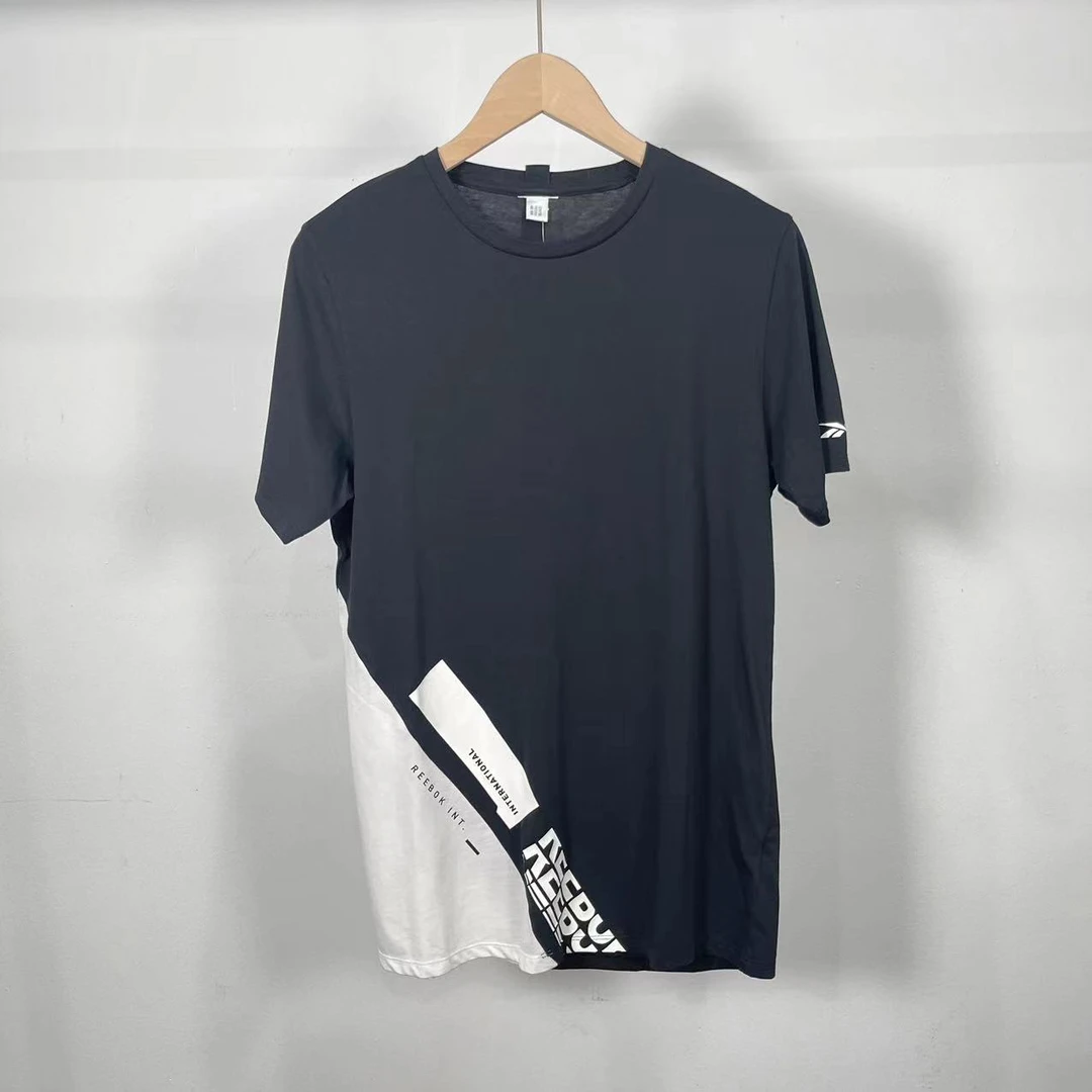 【什么都有】Reebok锐步 男款夏季简约休闲宽松版纯棉短袖FK6284