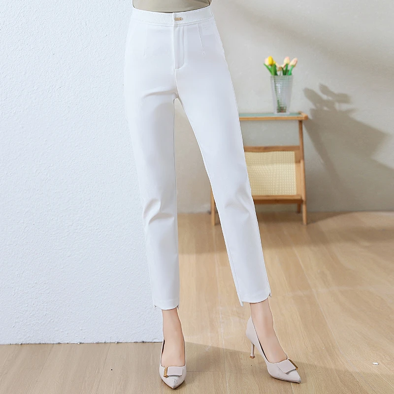 西装裤女2024职业时尚显瘦直筒休闲裤