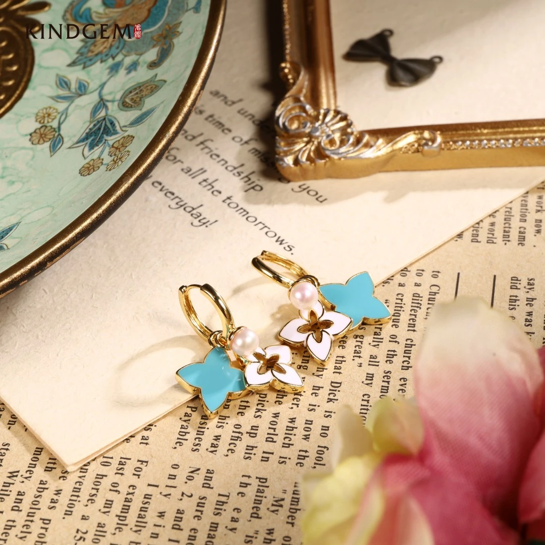 铜合金仿珍珠耳饰 AA11XIPC-28189轻奢简约百搭高级感精致耳环