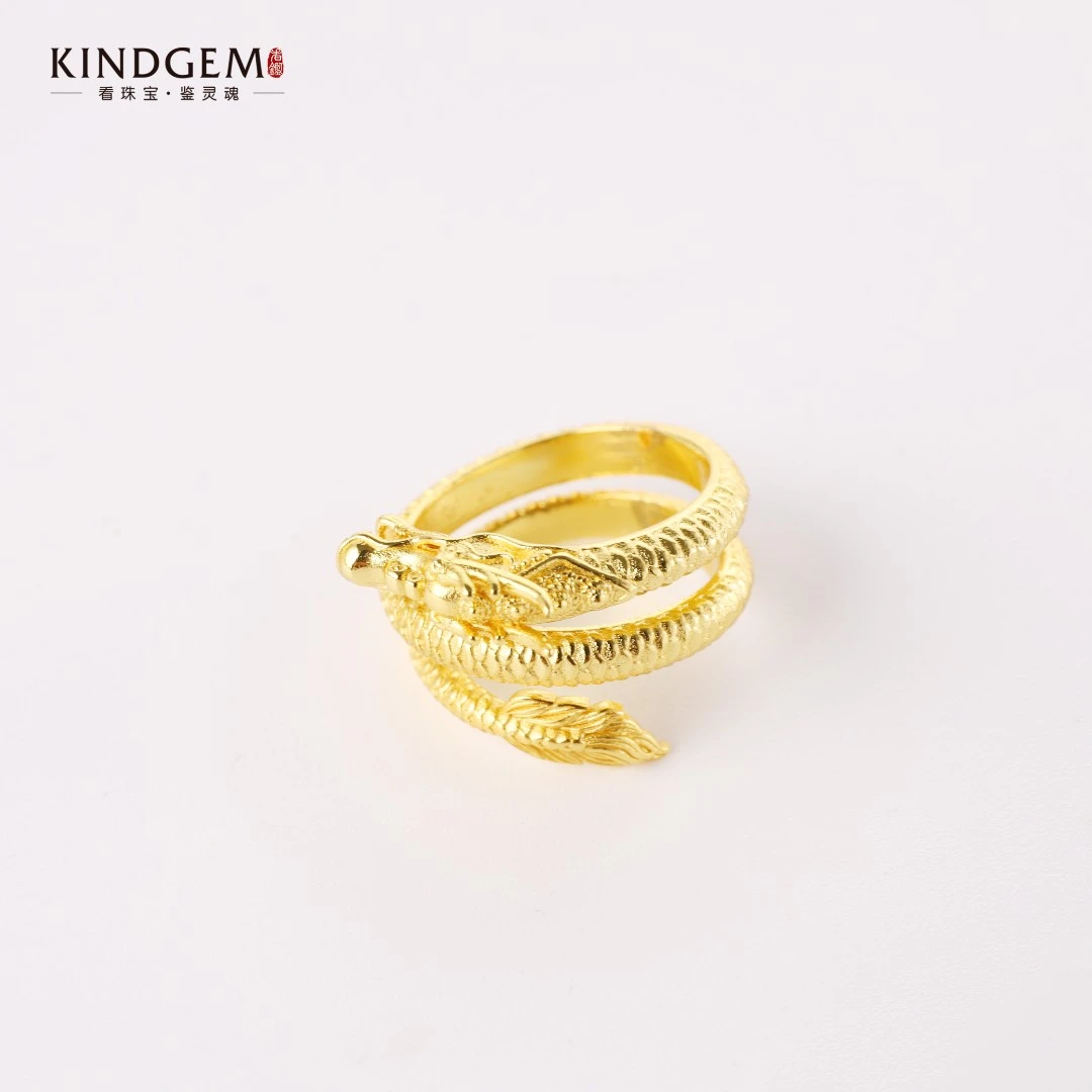 铜合金戒指 AB127XZPC-23907新中式国风龙戒指