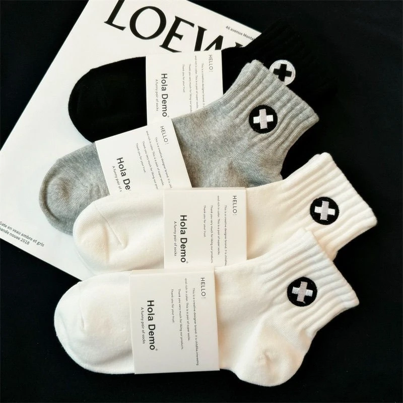 男子夏季低帮短筒袜轻薄透气潮流百搭吸汗防臭抗菌运动休闲学院风