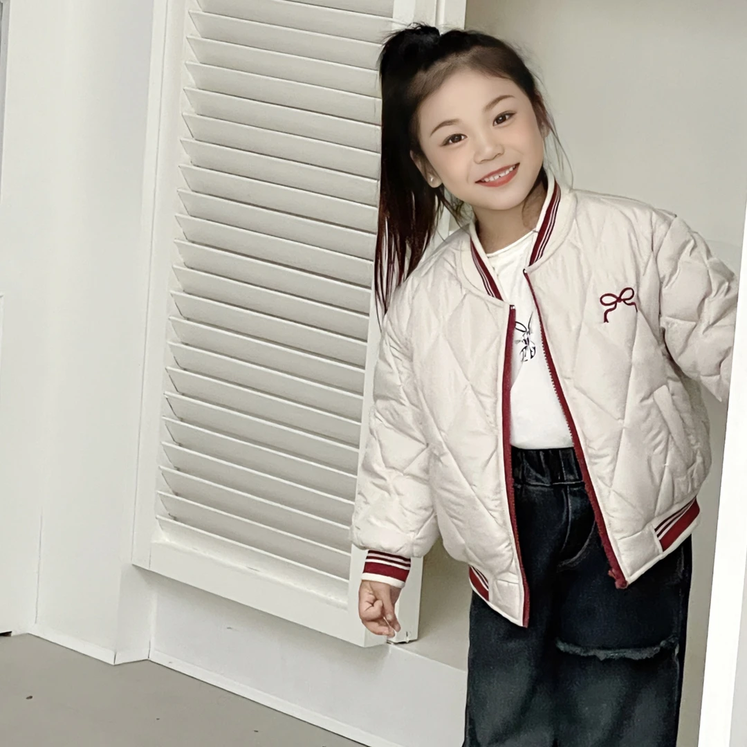 美式复古撞色棒球服秋冬小棉衣加棉加厚保暖柔软舒适