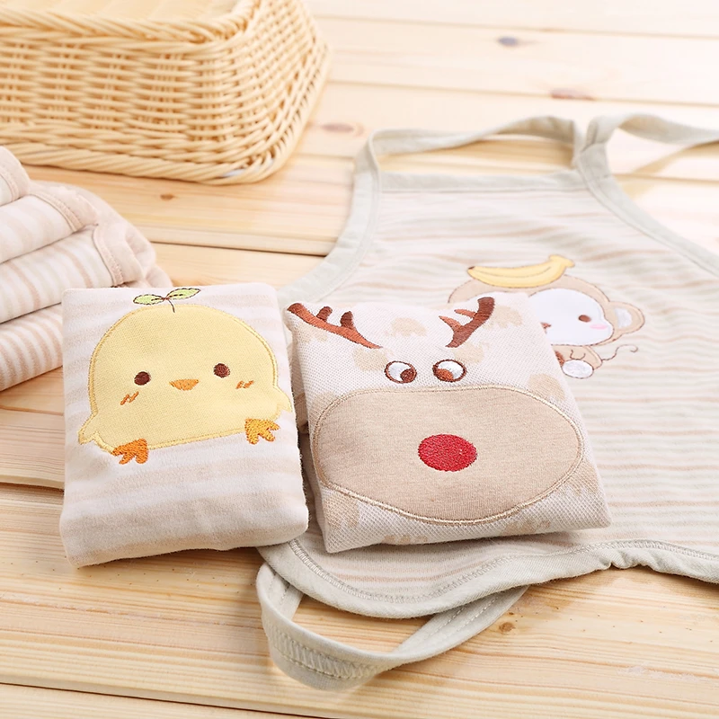 新生儿连腿肚兜四季通用婴儿纯棉春秋季宝宝护肚围防凉裹肚双层