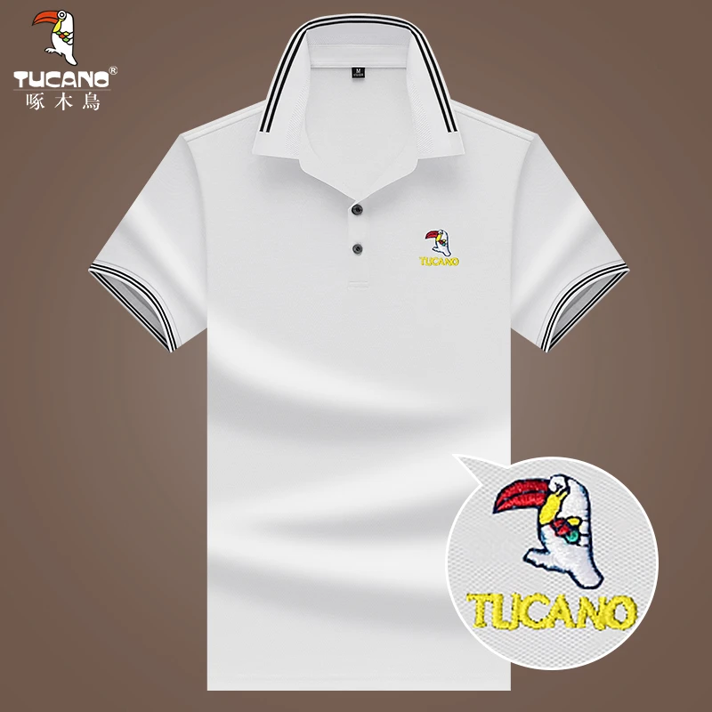 TUCANO/啄木鳥夏季短袖polo翻领休闲男士大码半袖透气宽松 8085#