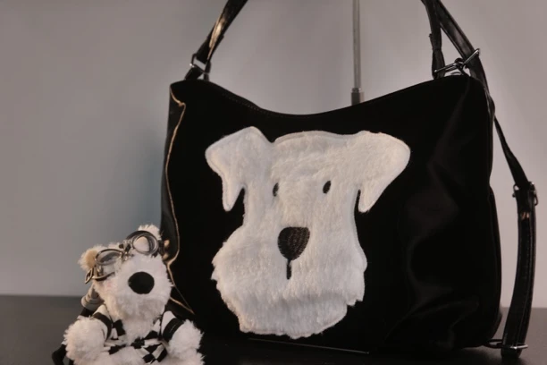 【装不了电脑 能装可爱】黑色三合一西高地