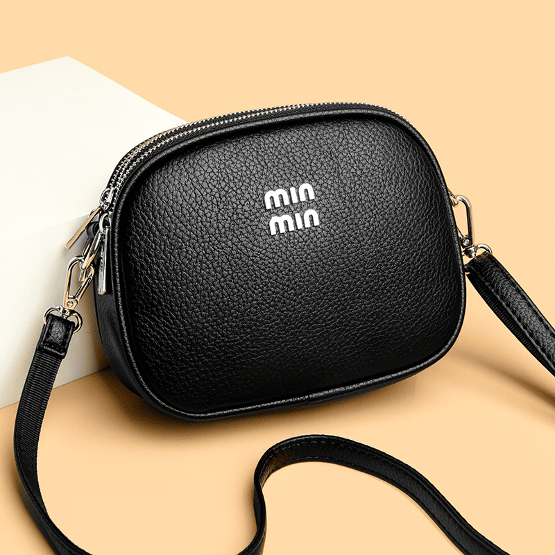 新款单肩包女简约洋气手机包三层轻便减龄斜挎包潮妈妈包sl3668