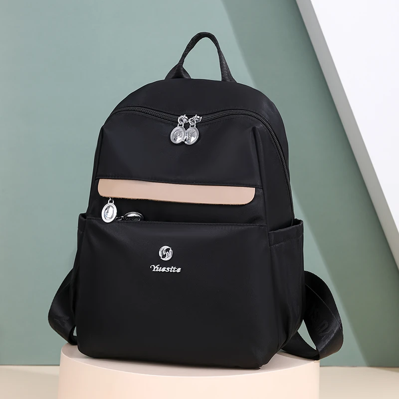 双肩包女2024新款潮旅行尼龙布小背包女士百搭时尚通勤包yst8097