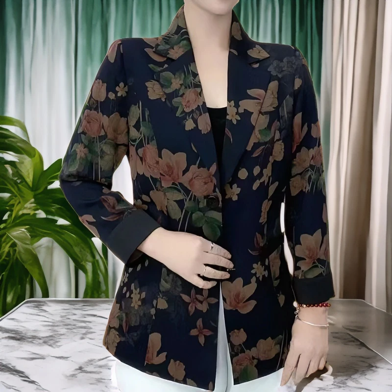 《专柜品质》春秋新款西服外套女士休闲高档显瘦时尚百搭长袖西装