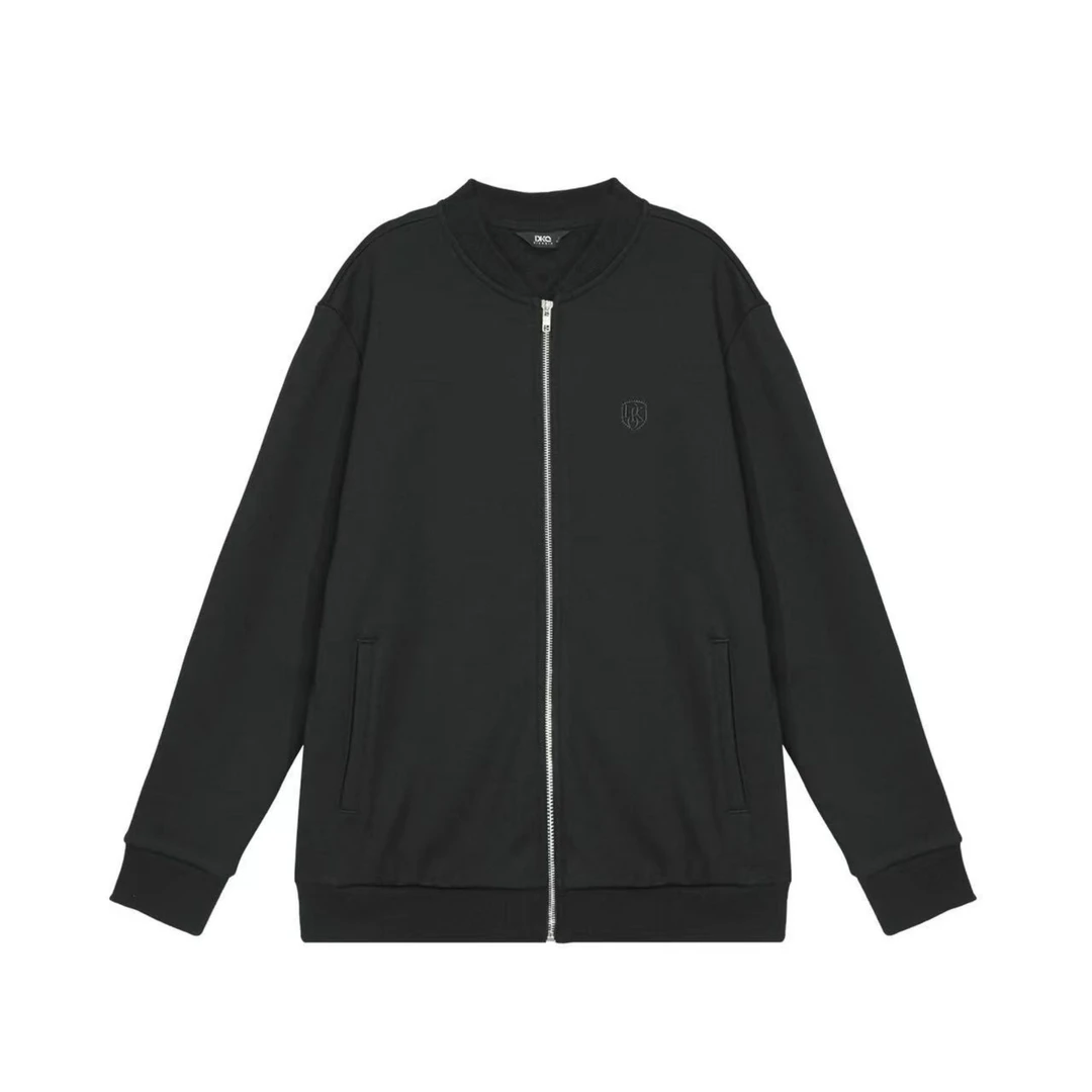 DIKAQIN/迪卡亲2022秋冬新款棒球服加绒外套191针织休闲男士夹克