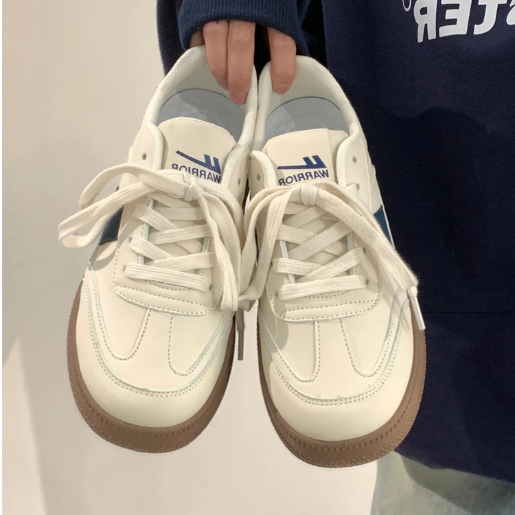 回力复古德训鞋女2025新款秋季学生百搭鞋子小众厚底女鞋休闲板鞋