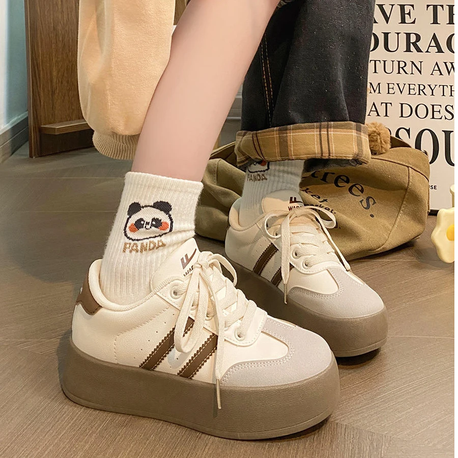 回力德训鞋子女款春季2025新款百搭爆款小白鞋奶fufu小众透气板鞋