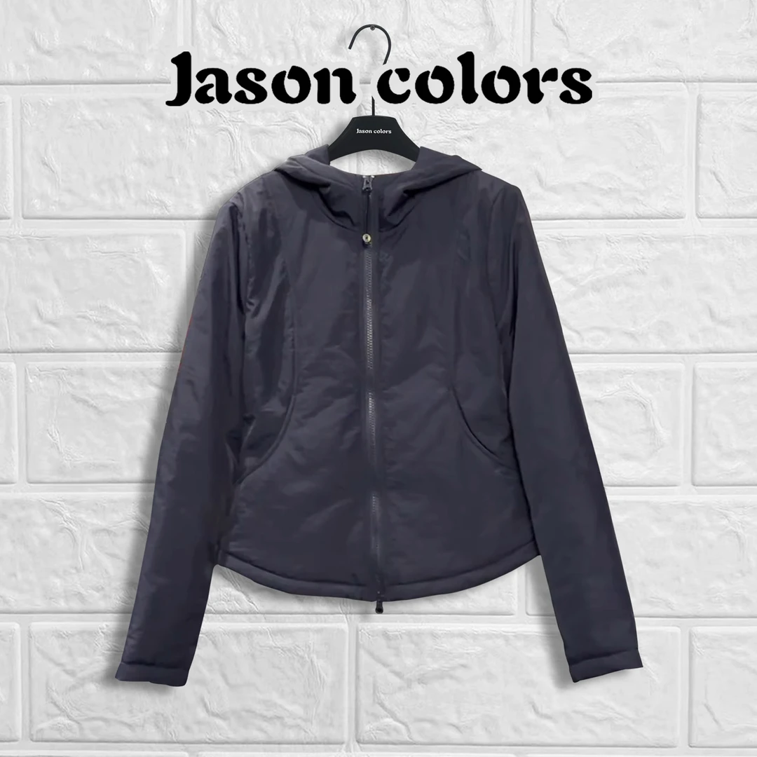 【Jason colors】连帽棉服外套女2024秋冬新款修身显瘦休闲棉衣长袖