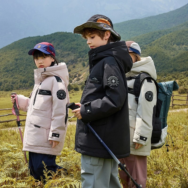 2024新款儿童羽绒服中长款洋气冬季男童中大童女款童装小孩厚外套