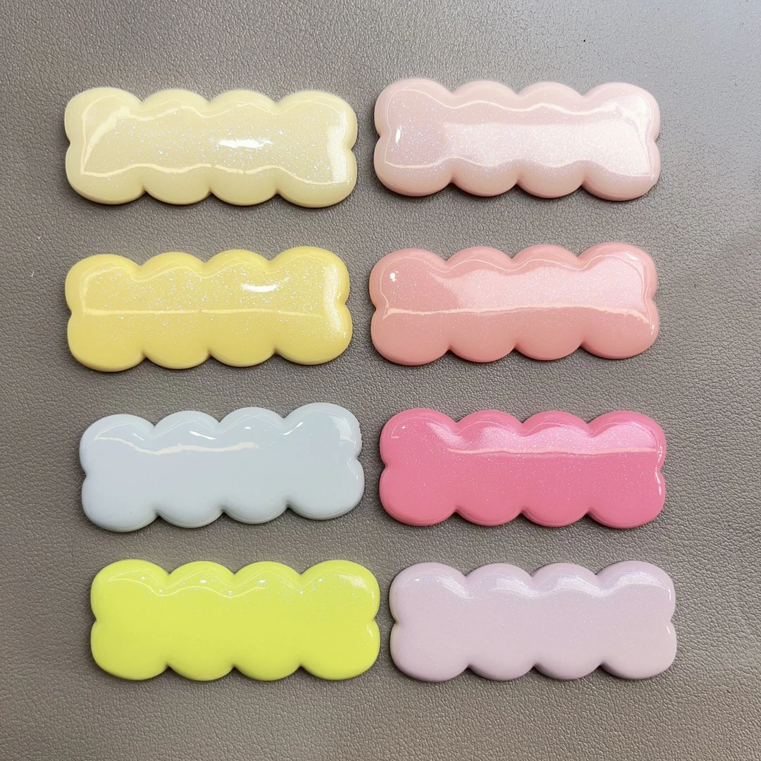 实色波浪棍棍树脂配件