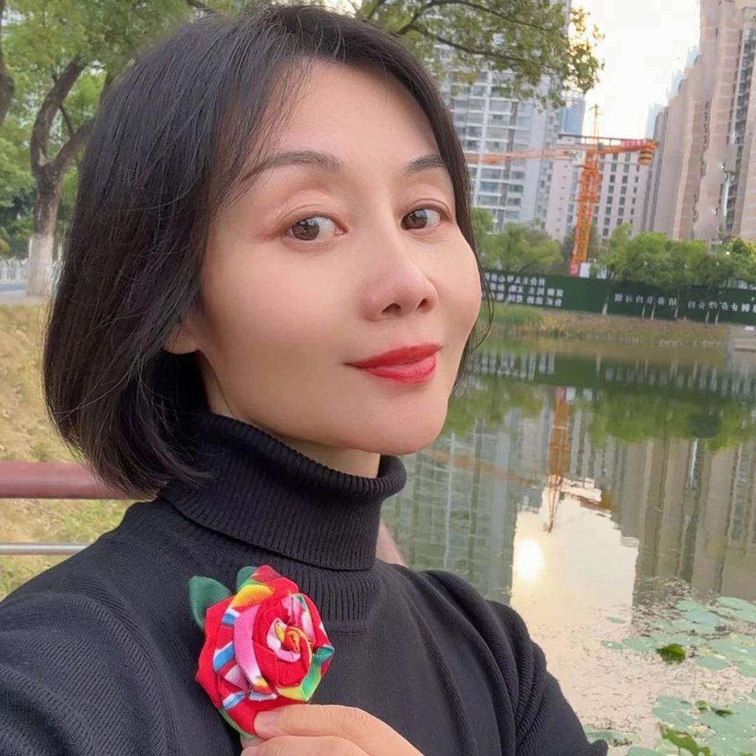 非金属布艺项链 【非遗手作】土花花国潮精致胸花