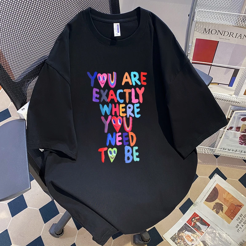 2024新款女士纯棉短袖休闲t恤夏季宽松百搭甜美韩版舒适女生t恤