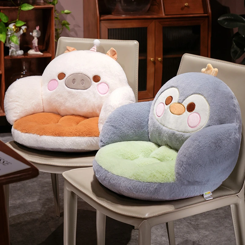 坐垫靠背一体学生教室专用凳子垫宿舍座垫办公室久坐神器护腰椅垫