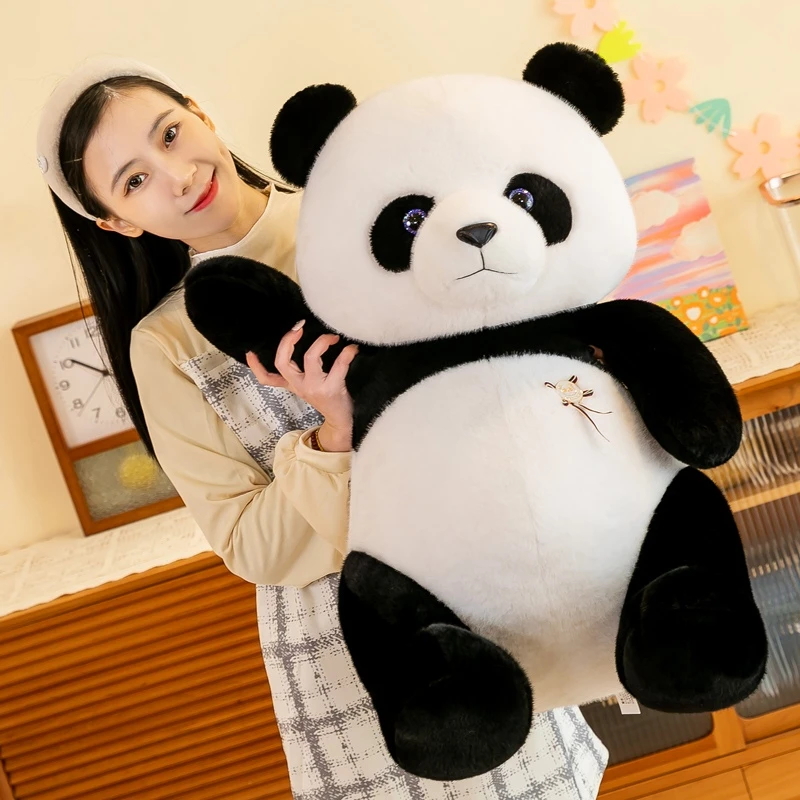 超萌熊猫公仔毛绒玩具女生床上安抚睡觉抱枕国宝玩偶大熊猫送闺蜜