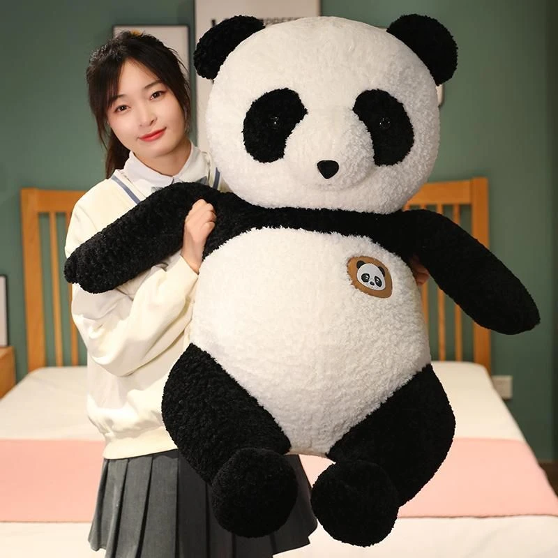 熊猫公仔玩偶毛绒玩具可爱仿真大熊猫布娃娃小女孩生日礼物送女友