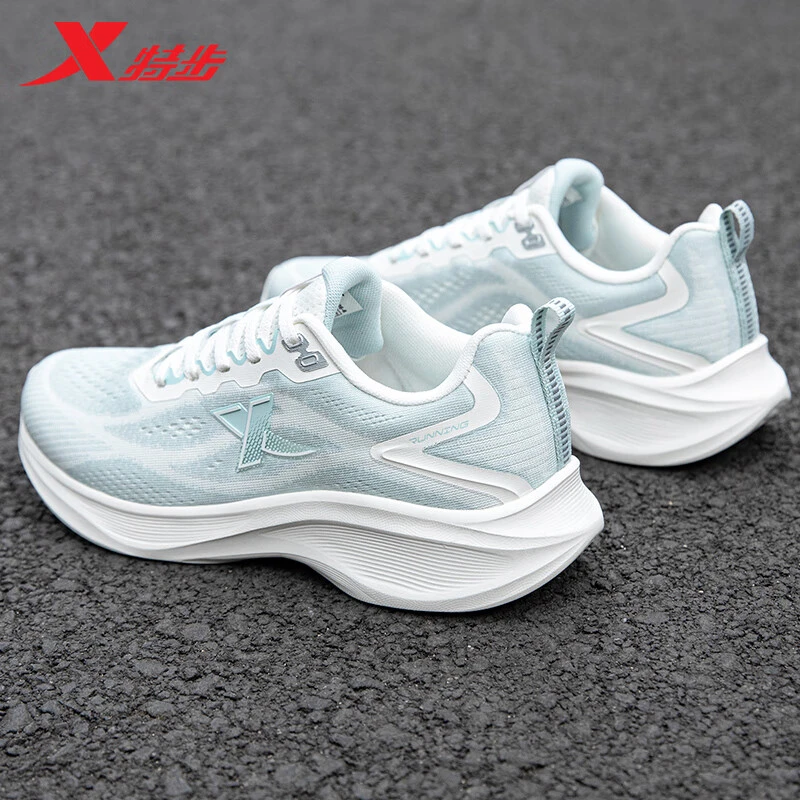 XTEP/特步女鞋子运动鞋女跑步鞋减震软底休闲鞋网面透气款慢跑鞋】