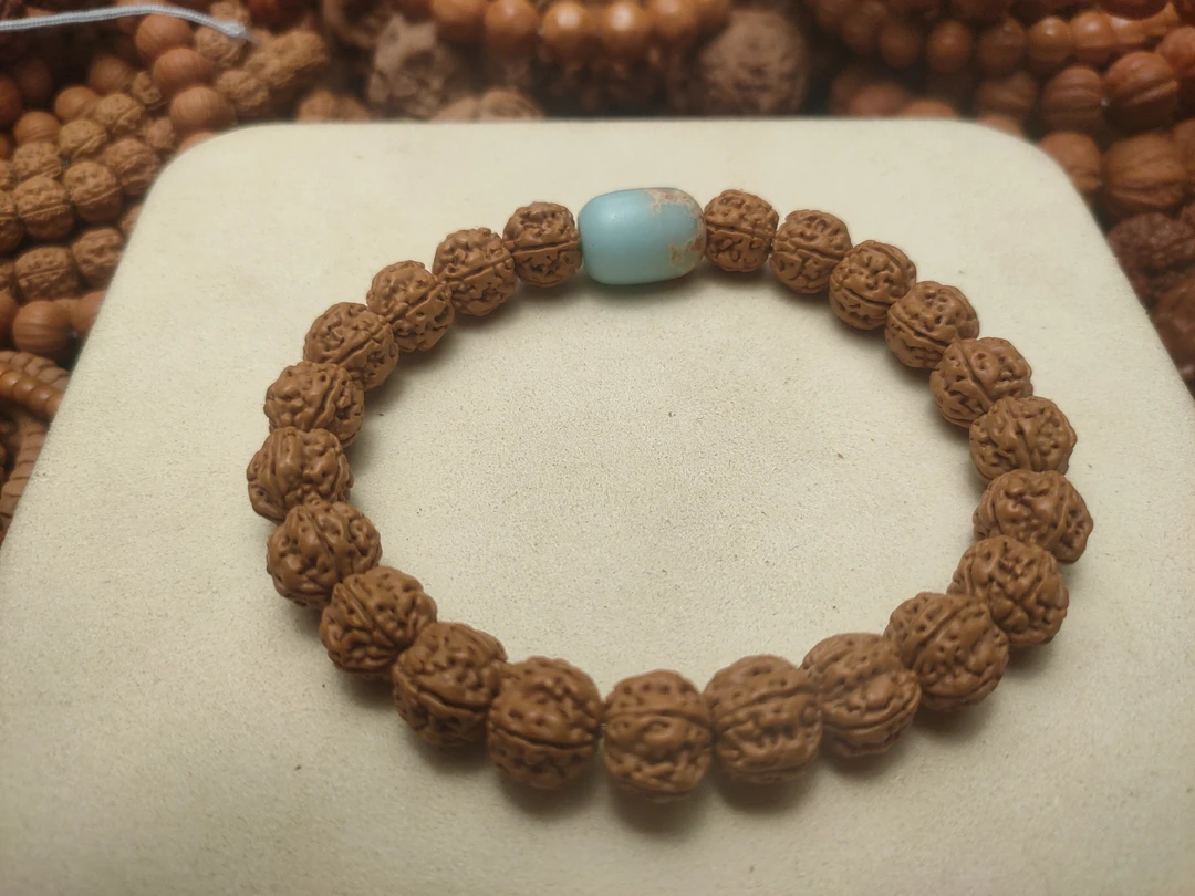 (树神小单圈带配饰 修远)10-11mm左右金刚菩提手串树神小单圈