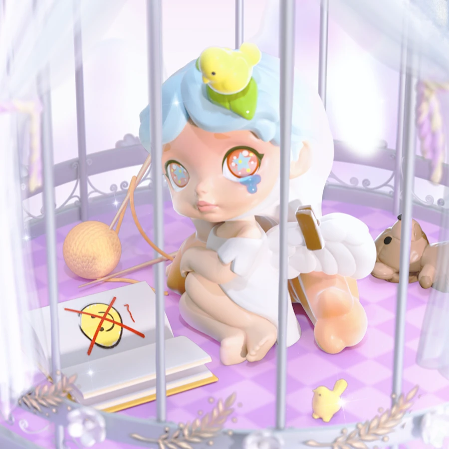 【拆盒】LAURA劳拉心绪的颜色盲盒潮玩公仔手办女生礼物桌面摆件