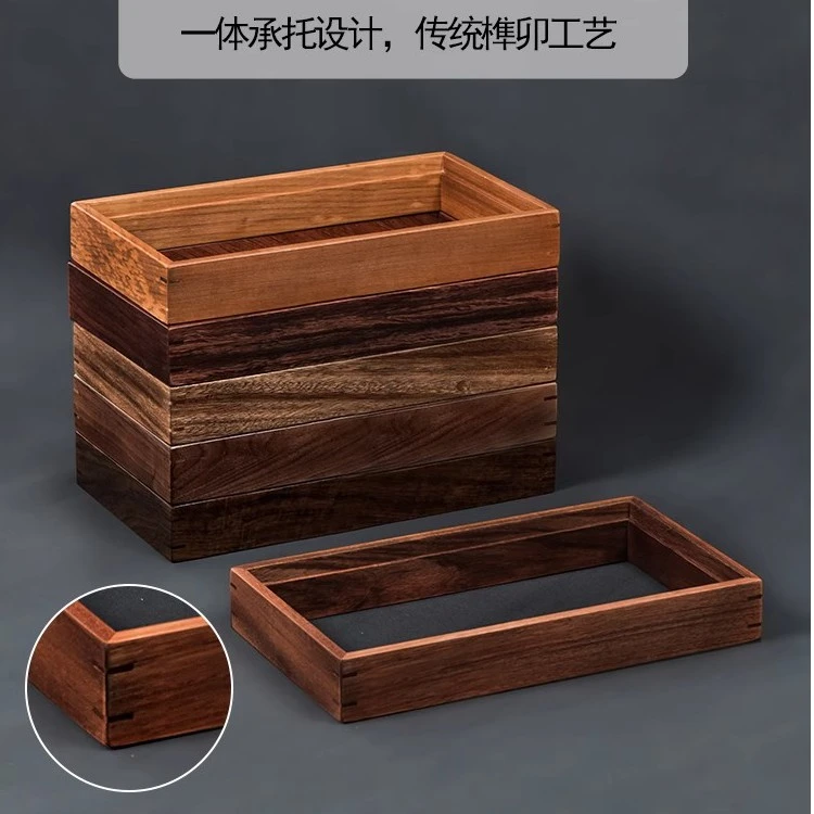 胡桃木实木电热炉底座20X37框架茶具烧水壶一体式嵌入电茶炉底座