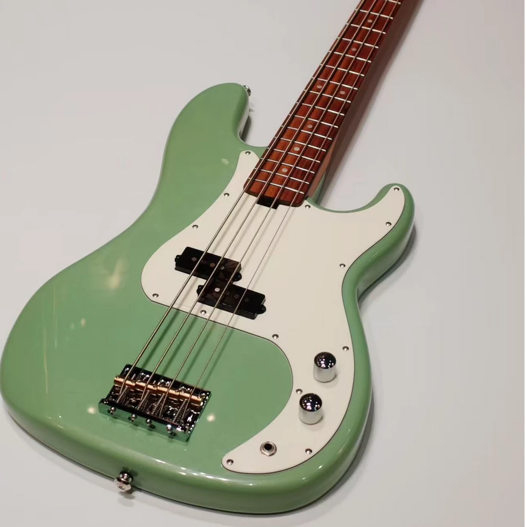 Foals FPB6-R-MGN 电贝斯P贝斯穿体直穿两用琴桥初学者入门琴