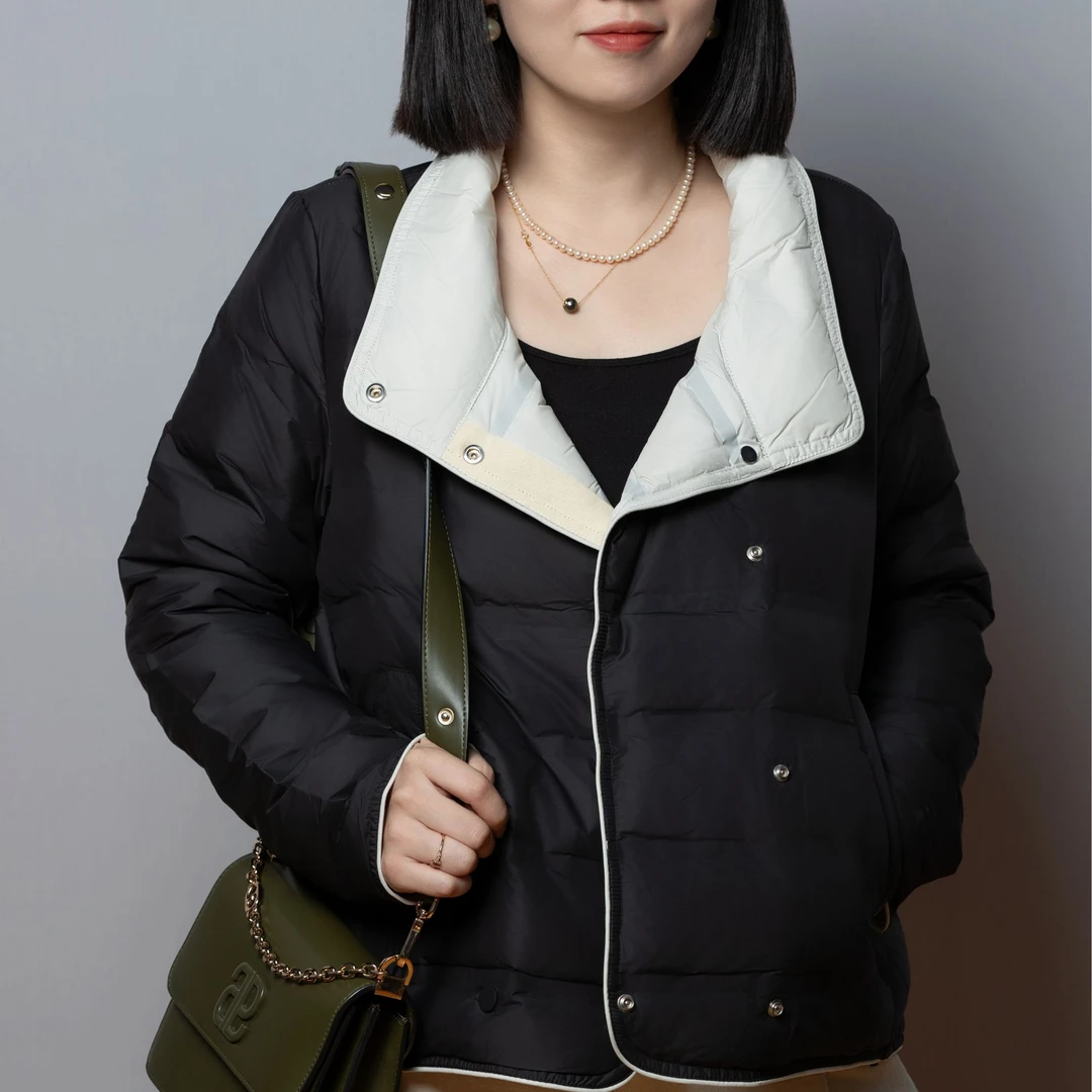 24年冬新款时尚休闲白鸭绒薄款羽绒服YRF001（24Y0306）