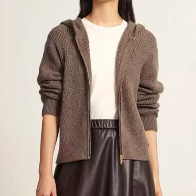 25年春季新款时尚百搭休闲针织开衫KS001(H092601)