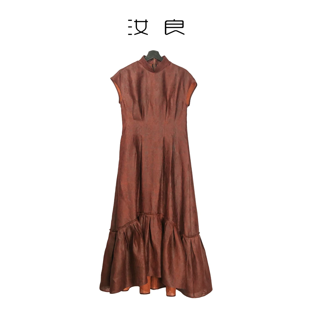 秀款系列荷叶摆连衣裙