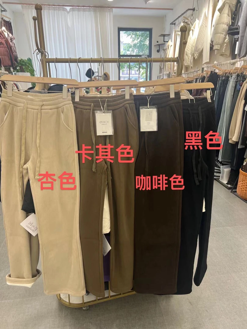 女士窄版阔腿长裤百搭显瘦