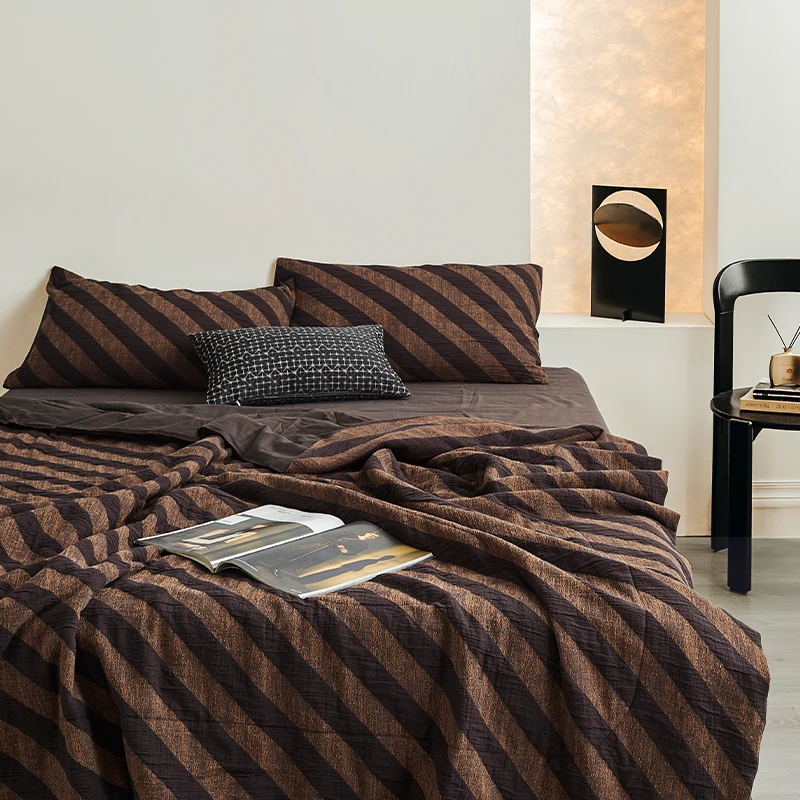 全棉夏凉被丨四件套三件套纯棉空调被可机洗水洗夏天夏季薄款被子