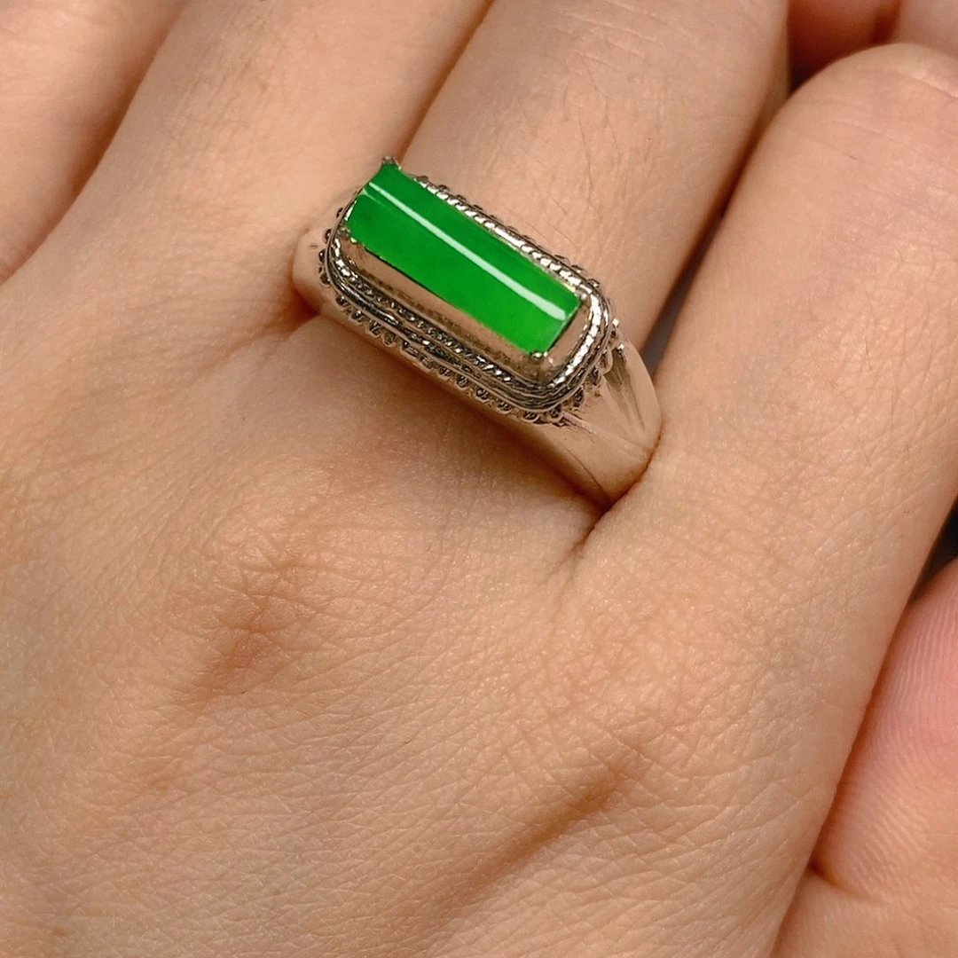 翡翠戒指未镶嵌芯****r翡翠