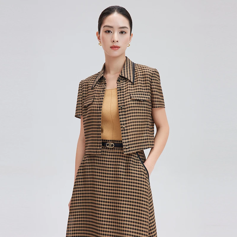 赢智尚夏季新款薄款小香风时尚通勤三件套ZB-ZA01986