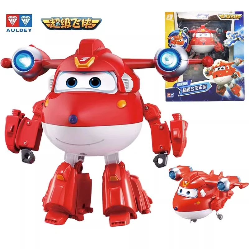 D超级飞侠超级装备乐迪小青雪儿多多米莉声光变形机器人玩具套装