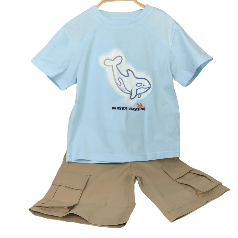 巴拉男童夏季休闲套装