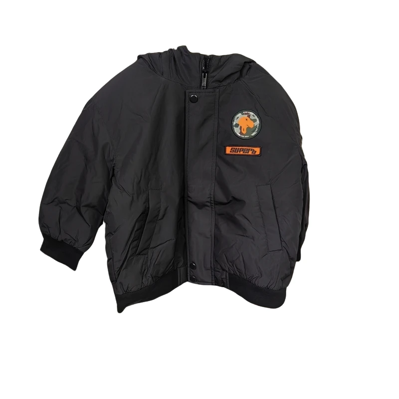 霸王龙带防风镜夹棉外套