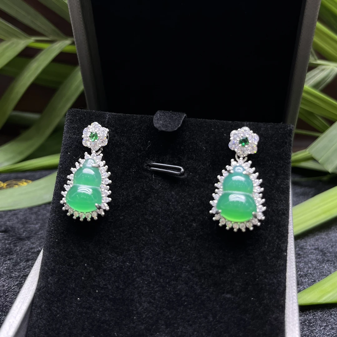 翡翠耳饰（LX05）多样发其一