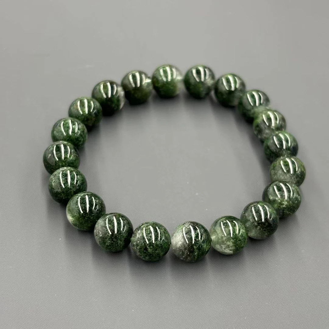 【符老板】s1137-国风设计款幽灵水晶素圈手串-赠礼盒