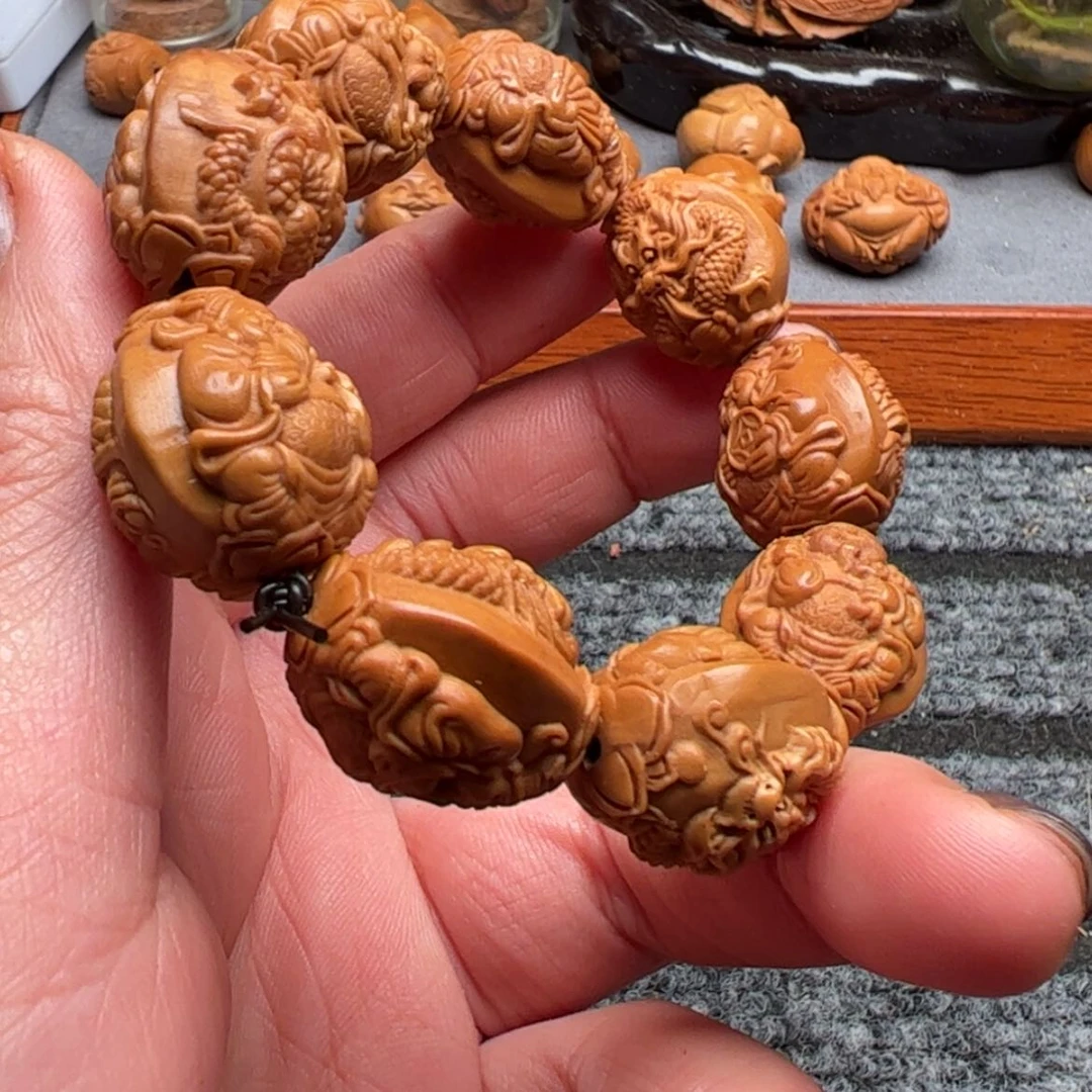 【闪购商品】橄榄核吊坠龙财