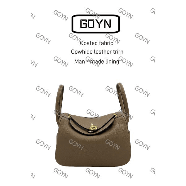 GOYN手工真皮女包林to灰色0021